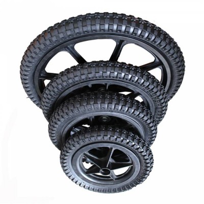 12x3.25 Inch Standard Semi Pneumatic Rubber With Silver Plastic Rim Forged Wheels Other Material Handling Equipment